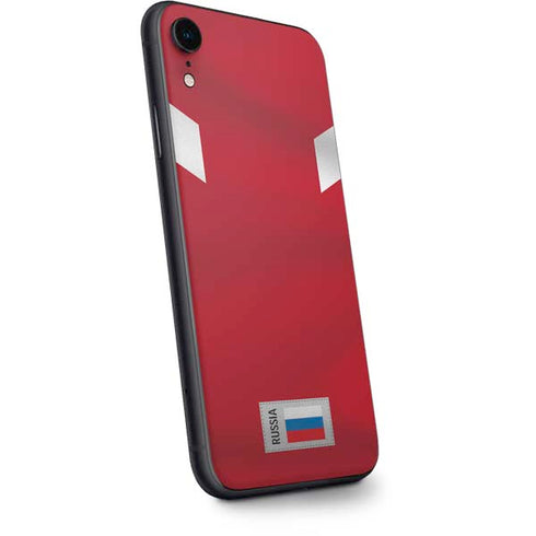 Russia Soccer Flag iPhone XR Skin
